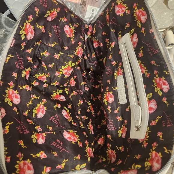 Betsey Johnson Floral Embossed Handbag - Picture 13 of 15